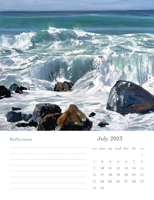 Seasons 2023 seascape Calendar